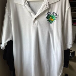 Soggy Dollar White Polo Shirt